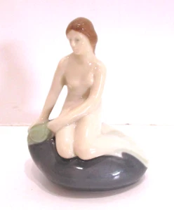 Estatuilla de colección Royal Copenhagen La Sirenita de 4" firmada - Imagen 1 de 6
