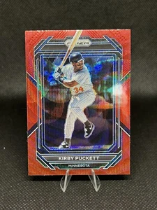 Kirby Puckett Red Wave Prizm 2023 - Picture 1 of 1
