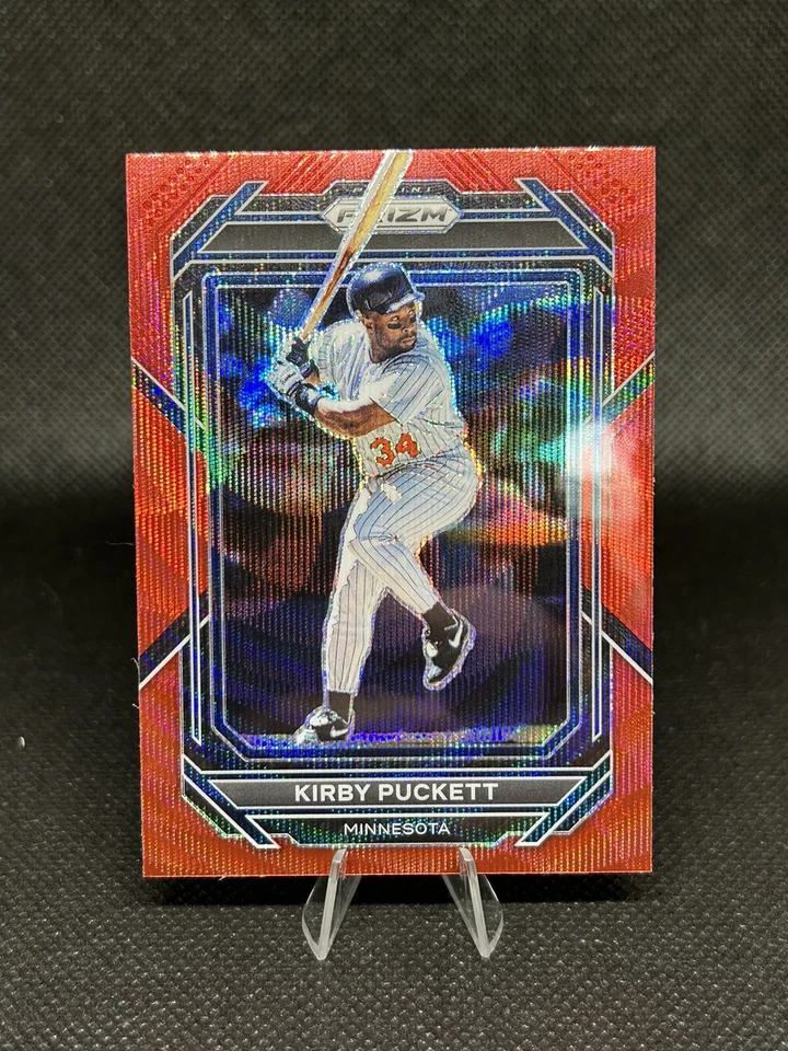 Kirby Puckett Red Wave Prizm 2023 - Image 1 of 1