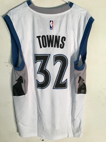Adidas NBA Jersey Minnesota Timberwolves Towns White sz S Cover
