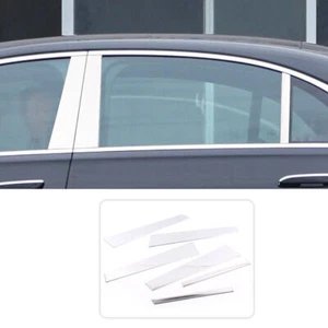 For Benz S-Class W223 21-22 Chrome Aluminum B-C Pillar Panel Window Trim Covers - Picture 1 of 5