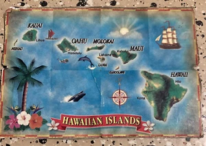 IMÁN REFRIGERADOR REFRIGERADOR ISLAS HAWAIANAS HAWAII OAHU MAUI LANAI MOLOKAI KAUAI - Imagen 1 de 2