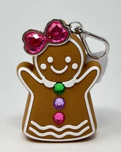 NEW BATH & BODY WORKS MISS GINGERBREAD POCKETBAC HOLDER HAND SANITIZER CASE CLIP - Picture 1 of 6