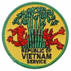 VIETNAM REPUBLIK SÜDVIETNAM bestickter Schulteraufnäher 3" (0048) - Bild 1 von 1