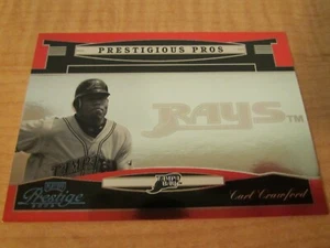 2005 Playoff Prestige Prestigious Pros Orange Carl Crawford 350/500 #PP-84 - Picture 1 of 2