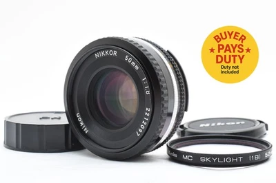 [Exc+5] Nikon Nikkor Ai-s Ais 50mm f/1.8 Pancake Prime MF Lens From JAPAN - Image 1 of 4