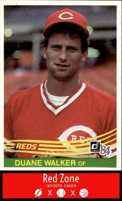 1984 Donruss - #325 Duane Walker NM Set Break. - Image 1 of 2