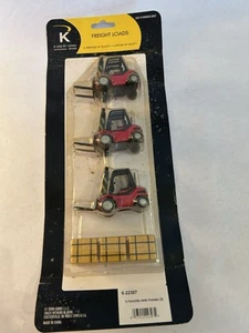 K-Line by Lionel 6-22307 Freight Loads - Forklifts with pallets - O Gauge - NIP - Picture 1 of 1