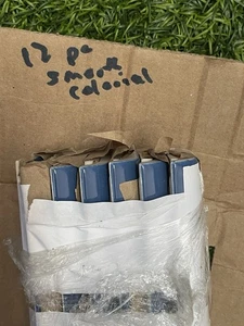 12 Pc Colonial Blue Bullnose Swimming Pool Mud Cap Tile 6”x2” - Picture 1 of 1