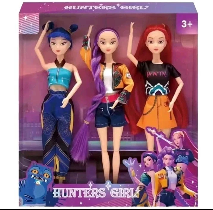 Cosplay Kpop Demon Hunters Bambole, K Pop Figure Giocattoli da Collezione - Immagine 1 di 1