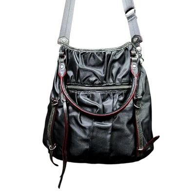 MZ Wallace Bianca Pleated Tote Bag - Grey Coated Canvas - $225 Retail - Image 1 of 4