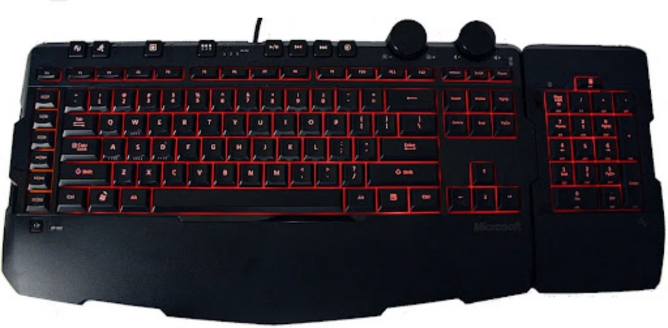 Microsoft Sidewinder X6 Keyboard Model 1361 with Number Pad - Tested Works - Image 1 of 1