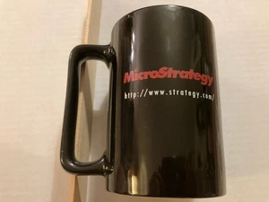 Rare Microstrategy DSS Agent Ceramic Coffee Mug, Crypto Bitcoin Interest - Picture 1 of 9