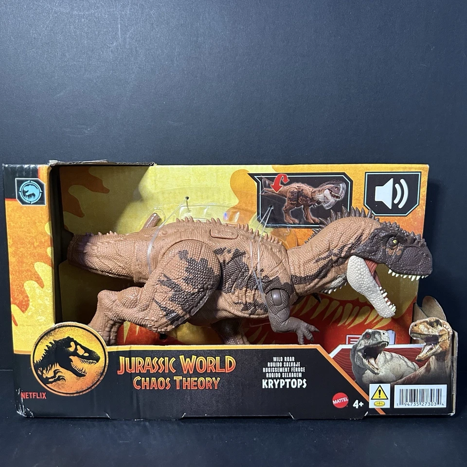 Mattel - Dinosaur Jurassic World Wild Roars and Strikes Assorted Models (HLP14)
