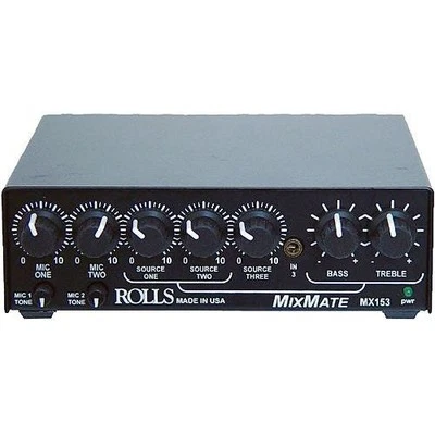 Rolls MX153 Mix Mate 1/2 Rack Mic/Source Mixer (B-Stock) - Image 1 of 2