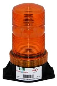 BS1 9-80V AC/DC ÁMBAR ESTROBO xenón montacargas luz de advertencia de emergencia baliza 12 V - Imagen 1 de 9