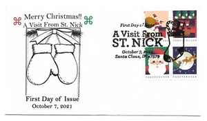2021 A Visit From St. Nick Pl. Blk. #1 of 5. - Picture 1 of 2