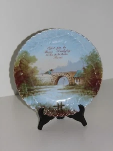 ANTIKER WANDTELLER LIMOGES DEKOR ANGELN SEHR GUTER ZUSTAND - Bild 1 von 5