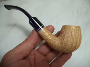 PIPA PIPE PFEIFE NERONE BY MOLINA ITALY ULIVO OLIVO NUOVA RUSTICATA TOP 39 - Foto 1 di 1