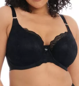 ELOMI 'Brianna' Padded Half Cup UW Bra US Size 40DDD US/40E Black  - Picture 1 of 4