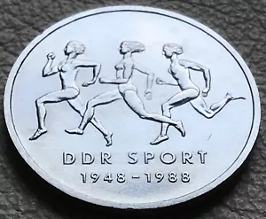 10 Mark 1988 A DDR Ostdeutscher Sport KM# 125 - Bild 1 von 2