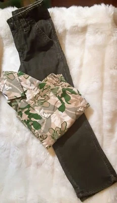 Boys school size 5 slim Gymboree dark brown corduroy pants/short sleeve shirt - Image 1 of 4