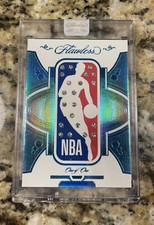 2020-21 Panini Flawless Luka Doncic NBA Logoman Gems 1/1 Platinum Mavericks 🔥