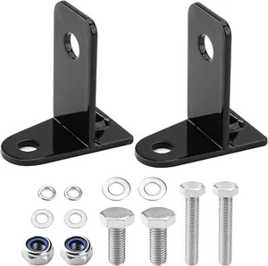 Jerbor 2 PCS Aluminum Alloy Golf Cart Seat Bracket Mounting kit, Front Black - Picture 1 of 7