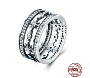 Anillo stella en plata de 1ª ley - Imagen 1 de 6