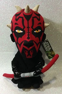 STAR WARS DARTH MAUL DARK MAUL 40 CM PELUCHE PLUSH GUERRE STELLARI - Foto 1 di 1