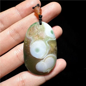 Naszyjnik amulet z Nepalu z rzadkim fundaczatem z pustyni Gobi - Zdjęcie 1 z 5