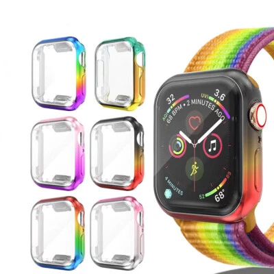 Case For Apple Watch 6 5 4 3 SE TPU Cover Screen Protector iWatch 38/40/42/44mm - Image 1 of 4