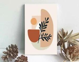 Paint By Numbers DIY Painting Kit 20x30 Framed ABSTRACT POT PLANT Beginners AU - Bild 1 von 8