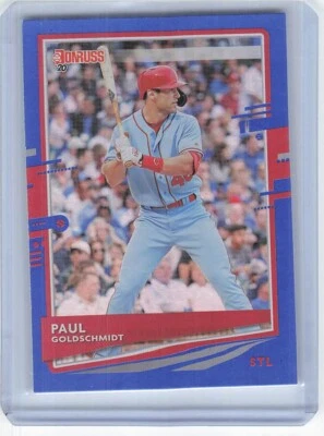 2020 Panini Donruss - Holo Blue #127 Paul Goldschmidt - Image 1 of 2