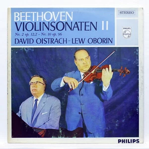 OISTRACH OBORIN - BEETHOVEN Violinsonaten Nr.2 & 10 - PHILIPS 835151AY LP EX+ - Bild 1 von 3