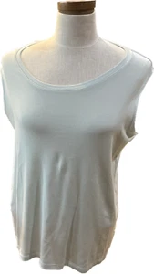 light green/mint Orvis Cotton Blend Tank Top Size Large sleeveless. - Picture 1 of 1