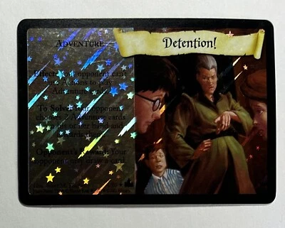 HARRY POTTER TCG ADVENTURES AT HOGWARTS WOTC DETENTION! FOIL RARE #4/80 Holo MP - Image 1 of 2