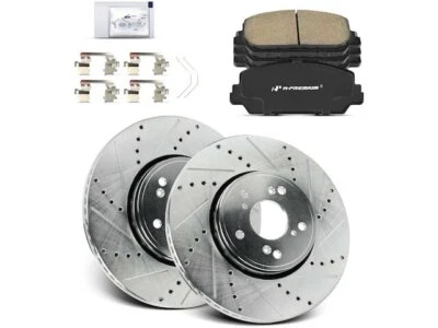 Kit de pastillas de freno y rotor delantero APR 81445BQTX 2015 2017 para Acura RDX 2013-2018 Foto 1 de 2