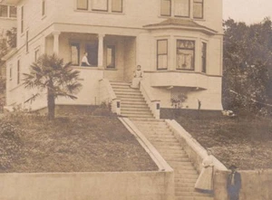 Postal De Colección Foto Real Casa Antigua Bed and Breakfast Bonita Foto c 1918 - Imagen 1 de 4