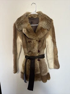 Vintage Sears Fashions Rabbit Fur Jacket  - Picture 1 of 6