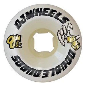 Mini combo ruedas de monopatín OJ Wheels 53 mm 101a/95a Double Duro blancas (juego de 4 - Imagen 1 de 5