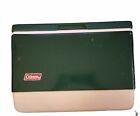 Vintage Coleman Green/White Steel Belted Insulated Cooler 1982 camping