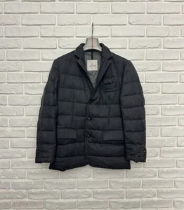 Men's Moncler Rodin Wool Down Jacket Puffer Blazer Classic Gray Size 1 - Picture 1 of 20