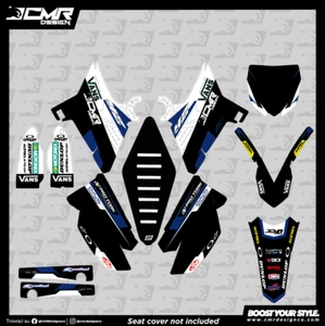 Kit Grafiche per Yamaha Adesivi In Crystal YZ 125 250 2002-2014 ufo restayling - Picture 1 of 1