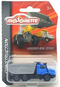Majorette Mercedes Benz Zetros Dump Truck Dark Blue 1/87 (3") in Package - Picture 1 of 4