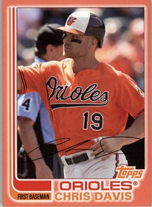 2017 Topps Archives Peach #196 Chris Davis /199 - NM-MT