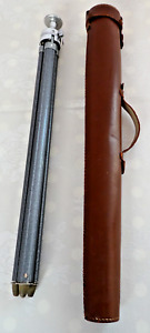 RARE HOUGHTON BUTCHER TRIPOD AND LEATHER CASE CIRCA 1920/30s - HIGH QUALITY