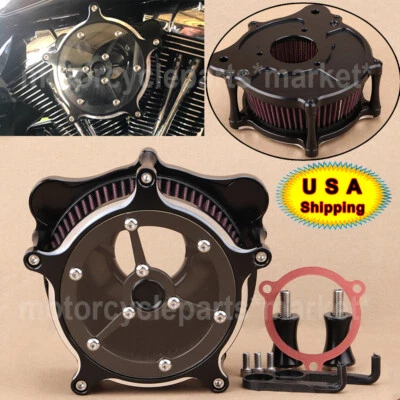 Filtro de admisión de filtro de aire Clarity Motor EE. UU. para Harley Touring Road King 08-16 Foto 1 de 4