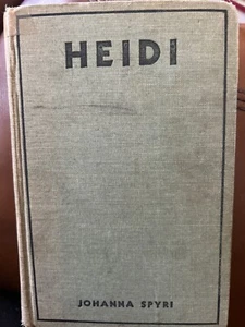 Vintage 1925 Heidi von Johanna Spyri Hardcover Buch Grosset & Dunlap - Bild 1 von 5