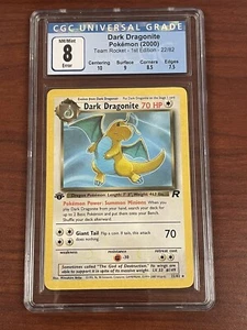 Error (ink error) non holo 1st ed. dragonite CGC 8 - Bild 1 von 7